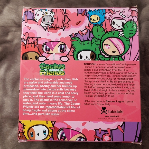Tokidoki Cactus Sabochan Vinyl Figure 5" - Picture 2 of 2